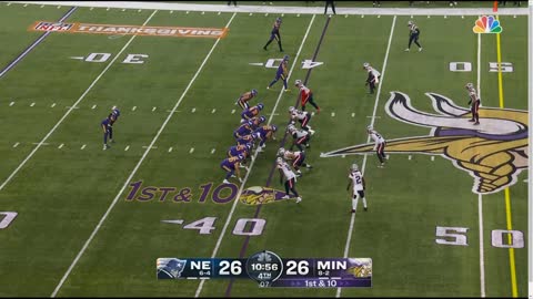 Minnesota Vikings vs. New England Patriots Highlights 4th QTR | NFL Week 12, 2022 PART 1