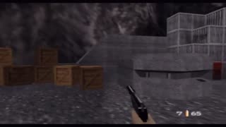 GoldenEye 007 00 Agent Playthrough (Actual N64 Capture) - Dam