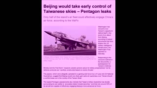 Beijing would take early control of Taiwanese skies