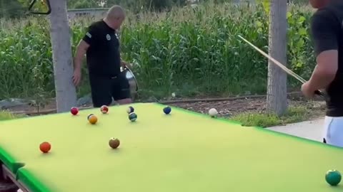 Funny video Billiards