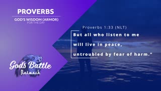 Proverbs 1:33 (NLT)