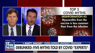 Tucker Carlson Interviews Dr. Marty Makary: Top 5 COVID Myths