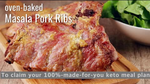 Wanna Lose Weight by Eating Oven-Baked Masala Pork Ribs? (KETO DIET)