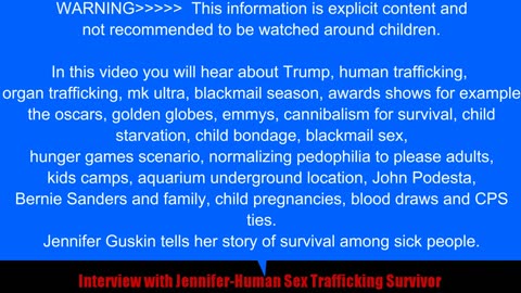 Jennifer Guskin Human Trafficking Victim Epstein, Bernie Sanders, and John Podesta