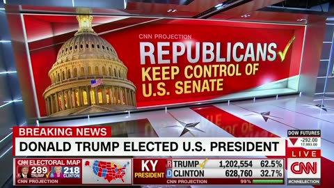 CNN Election Night Coverage 2016 | All CNN Projections & Key Race Alerts [State Calls]