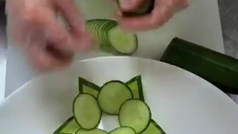 Super salad decoration idea || easy and beautiful salad decorations || cucumber decoration ||