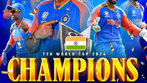 Final T20 World Cup-24.#INDvsSA.India won by 7 runs. #cricket#shortvideo #t20