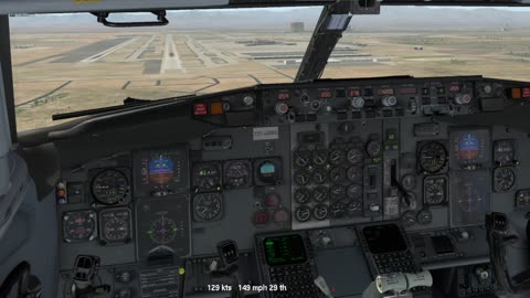 IXEG Boeing 737-400 RG Mod - Xplane 11.55 - More NAV Testing on KLAS -