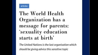 World Health Organization shows their true colors