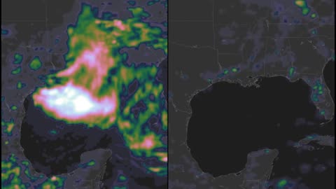 GPM IMERG Animation of Rainfall from Barry