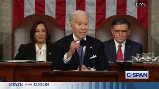 Joe Biden Glitches Out at SOTU - Offers Rides to Berlin and Moscow in Air Force One