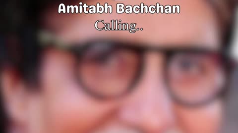 Amitabh Bachchan again on call