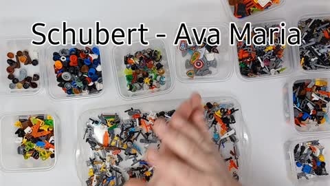 Sorting Lego Minifigure Accessories with Mahler, Pachelbel, & Schubert 2/2