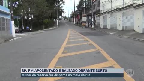 Sargento aposentado é baleado durante surto psicótico | Primeiro Impacto (31/10/22)