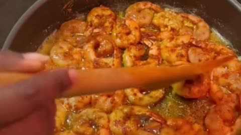 How to make shrimp with garlic and oil 🍤🤤