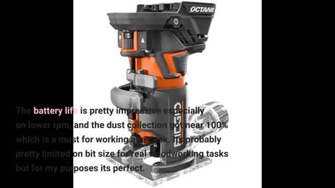 18-Volt OCTANE™ Cordless Brushless Compact Fixed Base #router-Overview