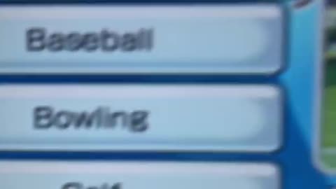 Wii Sports Menu