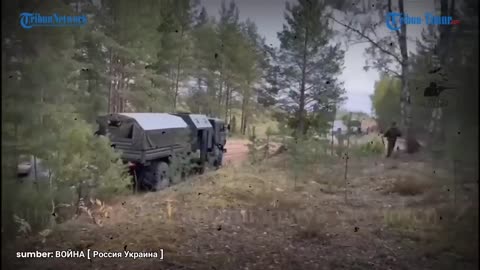 Russian troops attack and fire at Ukrainian military vehicles, Ukrainian soldiers surrender