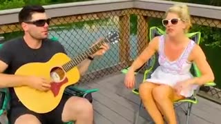 Susan McFadden and Brian McGrane covering Love yourself by Justin Bieber