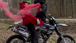 Dirtbike Rider Couples on the way.