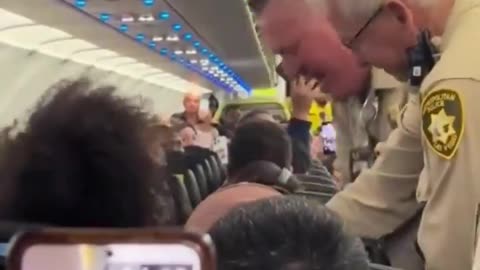 Woman Freaks Out On Plane