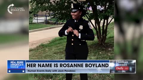 Jack Posobiec: Rosanne Boyland, a Jan 6 protestor who was allegedly beaten to death with a stick by Officer Lila Morris revealed by body cam footage