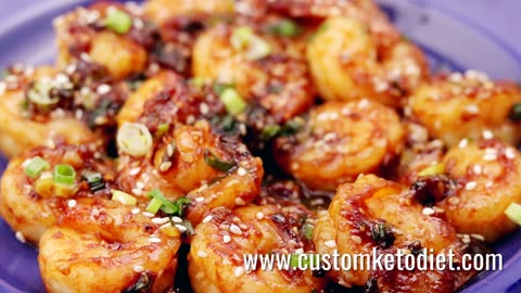 Keto Hoisin Butter Prawns