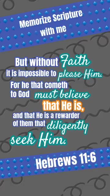 Hebrews 11:6