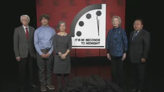 Doomsday Clock has been set to 90 seconds to midnight, the closest it has ever been to annihilation.