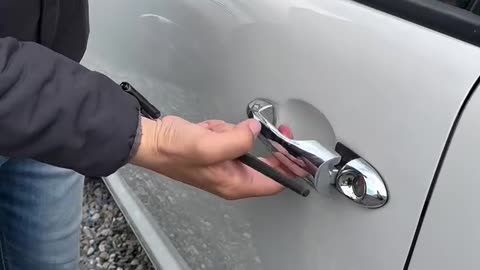 How to open car door with magnets