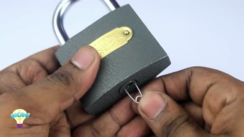 Easy Way To Open A Lock Without A Key