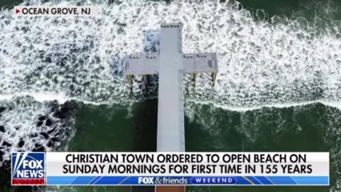 Christian town ordered to open beach on Sunday mornings for first time in 155 years