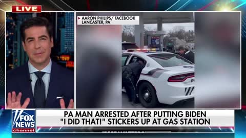 Man Aggressively Arrested for Putting "I DID THAT" Sticker on Gas Pump