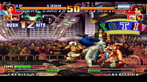 #kof97 Robert's Unleashed Super Power in Mesmerizing Slow Mo! #babanoob #kof97 #Robert #Garcia