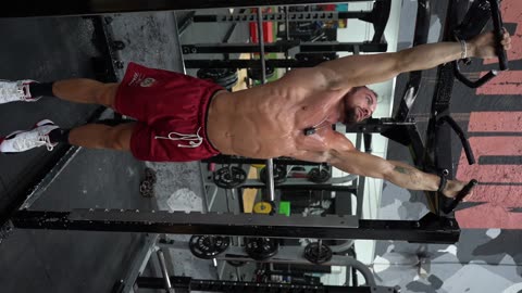 Unleashing the Sculpted Physique: Showcasing Hard Work and Consistency with Hanging Leg Raises