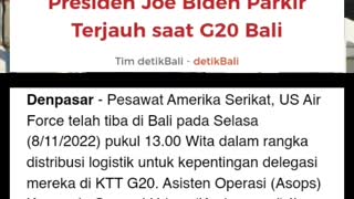 Amerika minta pesawat Presiden Joe Biden parkir terjauh saat G20 Bali