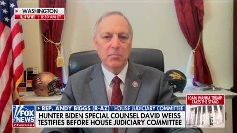 GOP Rep Andy Biggs Rips Special Counsel Investigating Hunter Biden For 'Obfuscating'