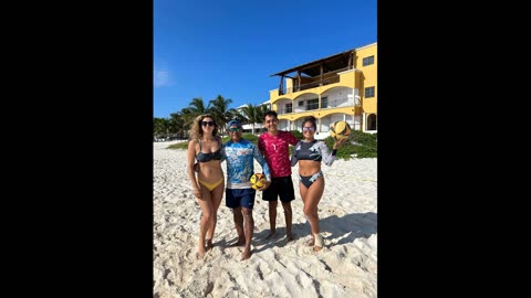 Asi se vive el Beach Volleyball en Puerto Morelos