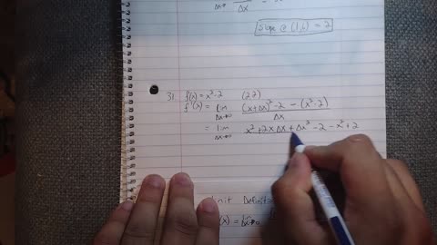 Find The Slope To The Tangent Line To The Graph Of f At The Indicated Point - Calculus Section 2.2