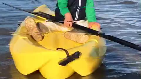 Mr 2 years old first kayaking!