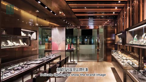 High-end jewelry showcase project in Hong Kong