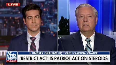 Jesse Watters: I break the news to Lindsey Graham that he co sponsored a bill he doesn’t support - 3/29/23