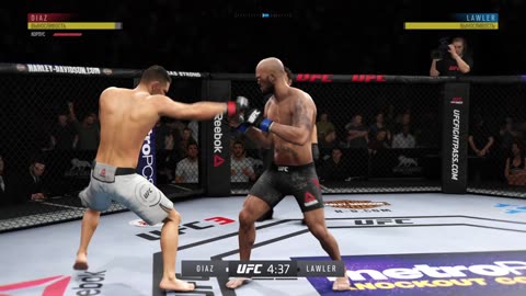 PS4 bot Nick Diaz vs user Robbie Lawler