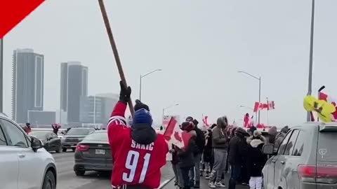 FREEDOM CONVOY 2022 IN SUPPORT OF CANADA'S TRUCKERS! WHG1WGA!