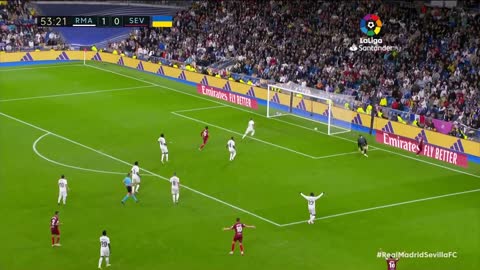 HIGHLIGHTS REAL MADRID 3 - 1 SEVILLA FC ( LA LIGA SANTANDER )