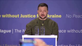 Zelenskiy says Putin must face justice at the ICC