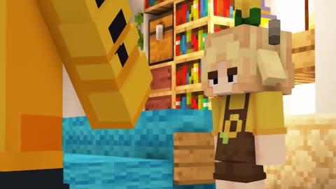 Minecraft Daisy is home alone