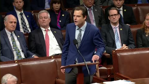 "BOO ALL YOU WANT!" Matt Gaetz goes off during debate around vacating Kevin McCarthy's speakership
