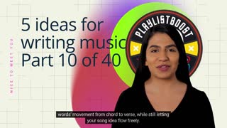 5 ideas for writing music Part 10 of 40