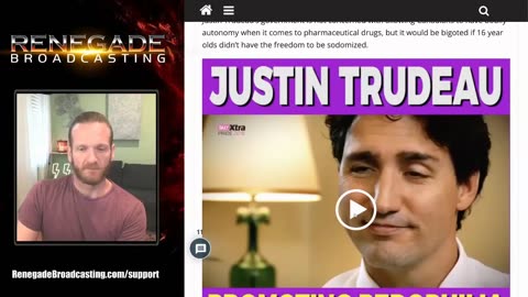 Justin Trudeau promotes pedophilia